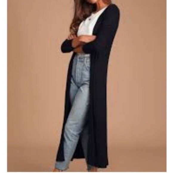 ⭐️ Express Full Length Duster Cardigan XS - Picture 1 of 11